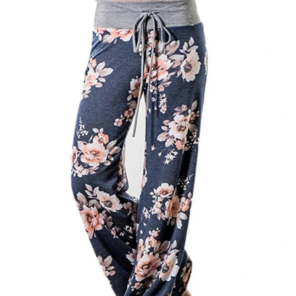 Floral Print Lounge Pants - Picture 1 of 6